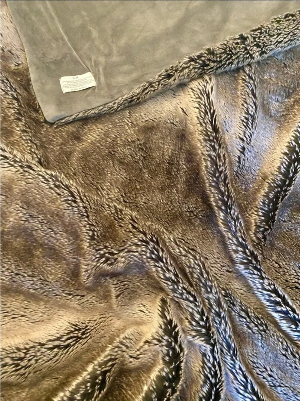 Restoration Hardware sumptuous faux